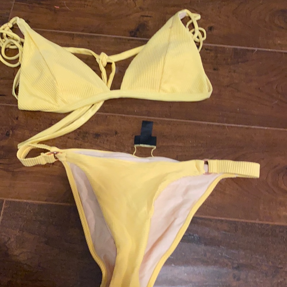 PacSun yellow bikini